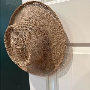 Woven Straw Sun Hat - Natural Tan